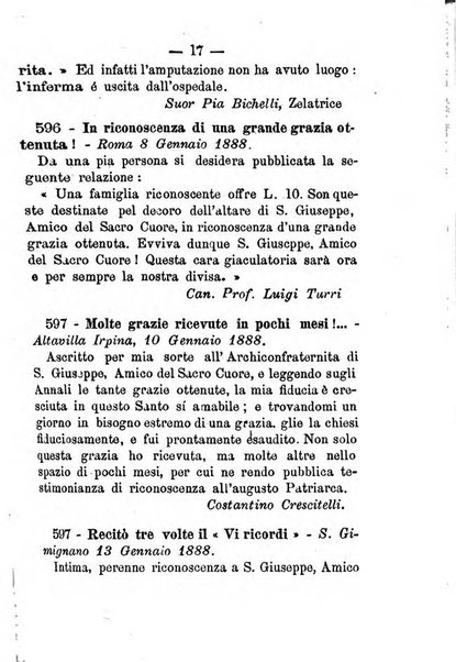 Annali di S. Giuseppe, amico del sacro cuore di Gesu