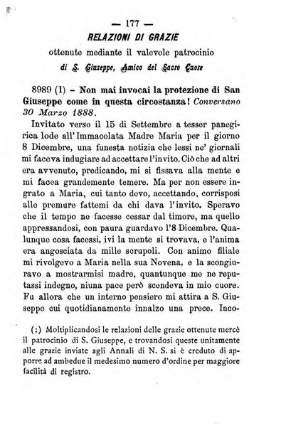 Annali di S. Giuseppe, amico del sacro cuore di Gesu