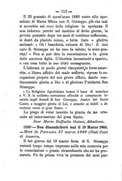 Annali di S. Giuseppe, amico del sacro cuore di Gesu