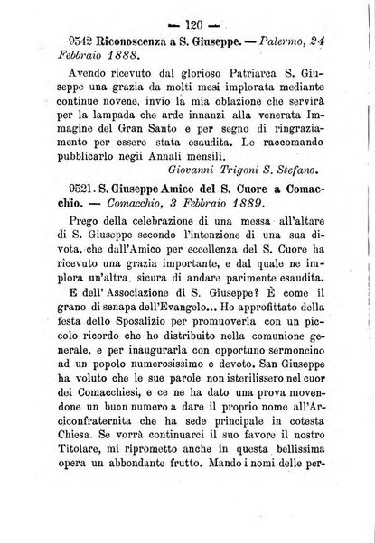 Annali di S. Giuseppe, amico del sacro cuore di Gesu