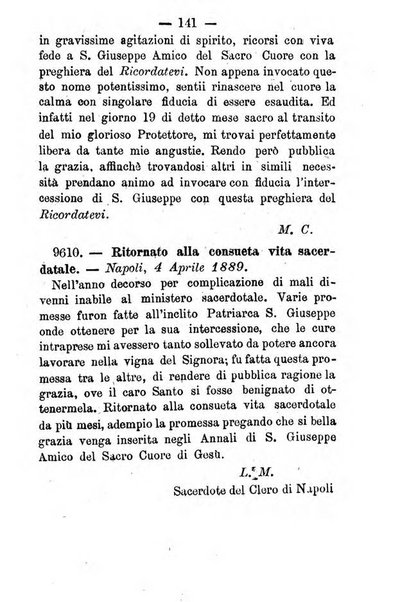 Annali di S. Giuseppe, amico del sacro cuore di Gesu