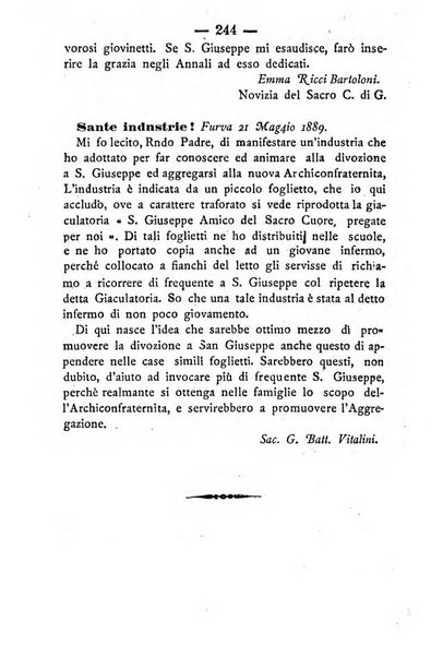 Annali di S. Giuseppe, amico del sacro cuore di Gesu