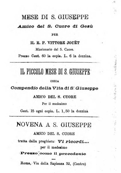 Annali di S. Giuseppe, amico del sacro cuore di Gesu