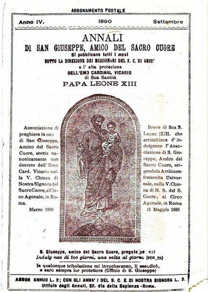 Annali di S. Giuseppe, amico del sacro cuore di Gesu