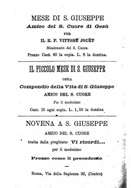 Annali di S. Giuseppe, amico del sacro cuore di Gesu