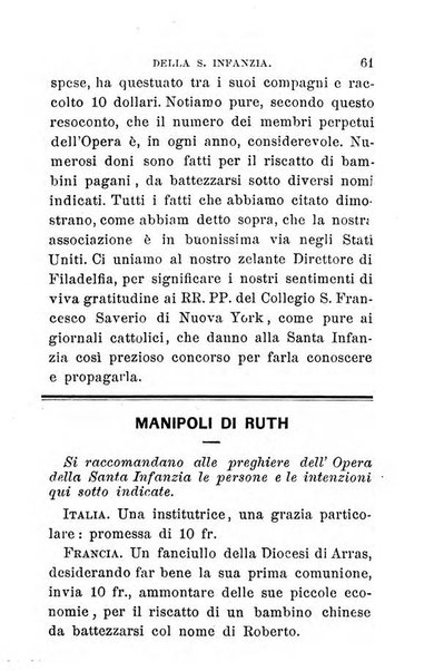 Annali dell'Opera della S. Infanzia