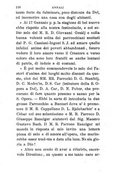 Annali dell'Opera della S. Infanzia