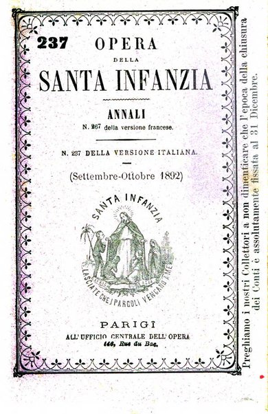 Annali dell'Opera della S. Infanzia