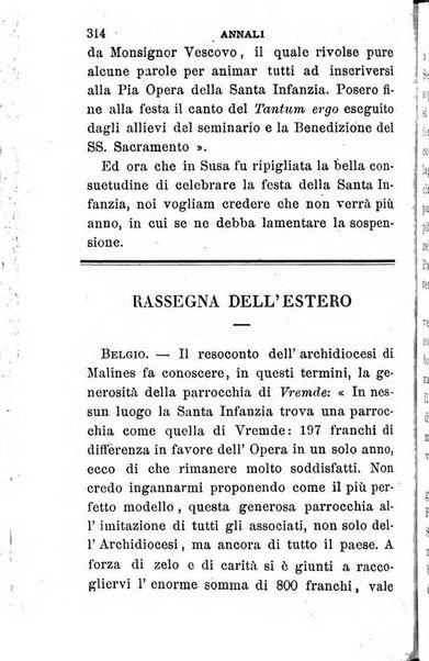 Annali dell'Opera della S. Infanzia