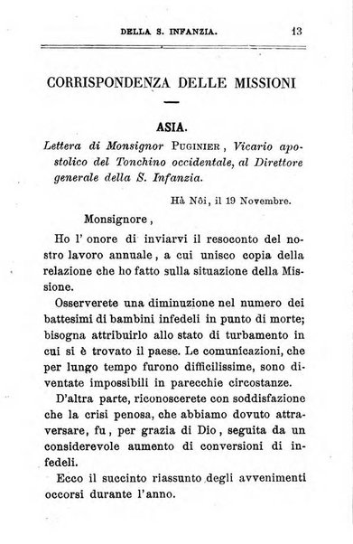 Annali dell'Opera della S. Infanzia