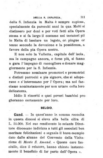 Annali dell'Opera della S. Infanzia