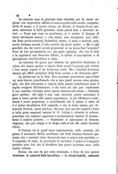 Bullettino del comizio agrario del circondario di Siena