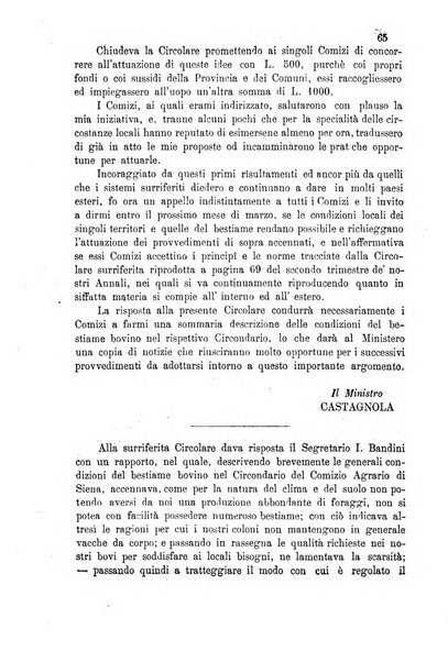 Bullettino del comizio agrario del circondario di Siena