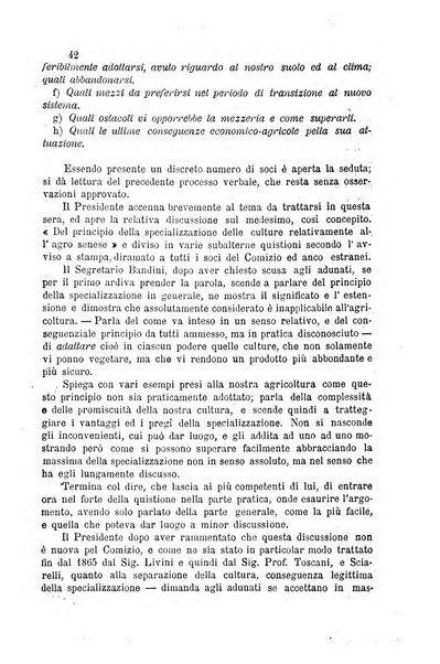 Bullettino del comizio agrario del circondario di Siena