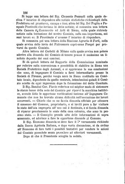 Bullettino del comizio agrario del circondario di Siena