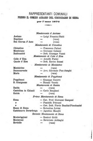 Bullettino del comizio agrario del circondario di Siena