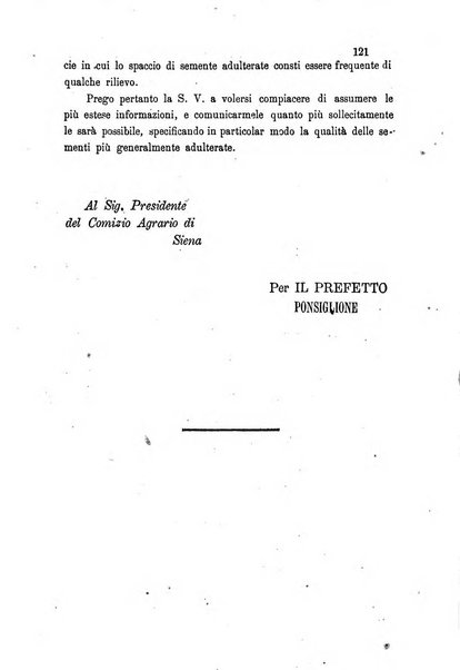 Bullettino del comizio agrario del circondario di Siena