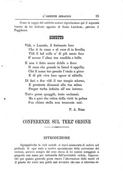 L'oriente serafico bollettino ufficiale per la celebrazione del VII centenario del Terz'Ordine Francescano