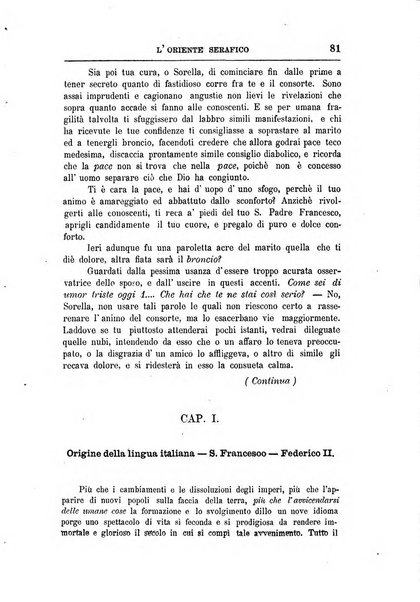 L'oriente serafico bollettino ufficiale per la celebrazione del VII centenario del Terz'Ordine Francescano