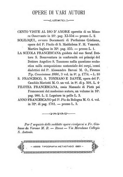 L'oriente serafico bollettino ufficiale per la celebrazione del VII centenario del Terz'Ordine Francescano