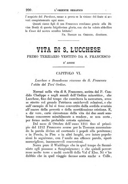 L'oriente serafico bollettino ufficiale per la celebrazione del VII centenario del Terz'Ordine Francescano