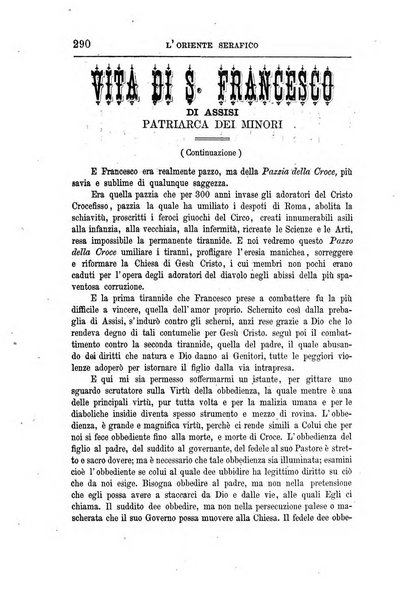 L'oriente serafico bollettino ufficiale per la celebrazione del VII centenario del Terz'Ordine Francescano