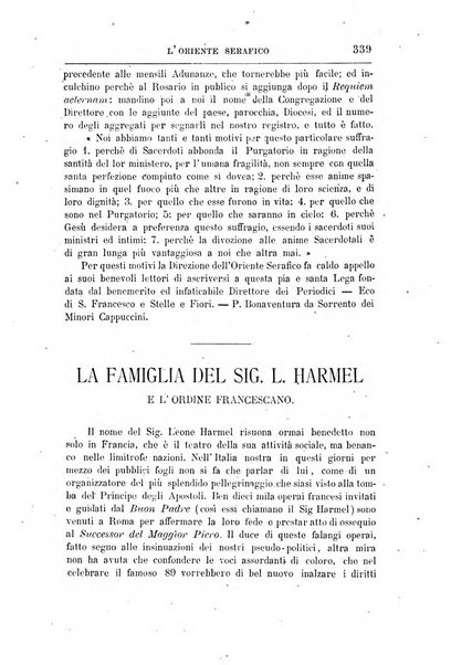 L'oriente serafico bollettino ufficiale per la celebrazione del VII centenario del Terz'Ordine Francescano