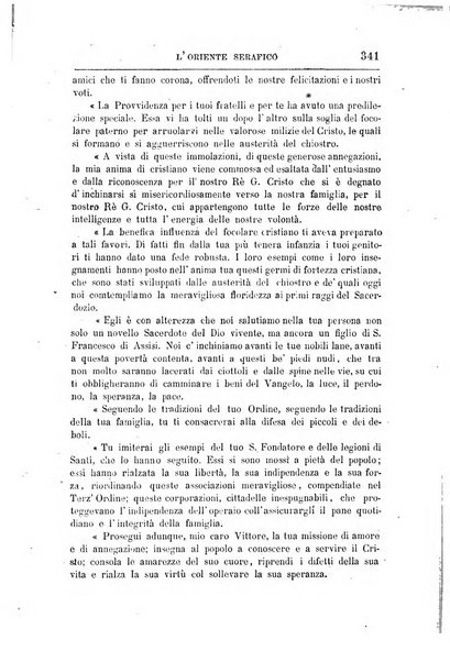 L'oriente serafico bollettino ufficiale per la celebrazione del VII centenario del Terz'Ordine Francescano