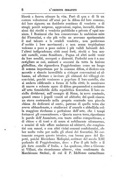 L'oriente serafico bollettino ufficiale per la celebrazione del VII centenario del Terz'Ordine Francescano