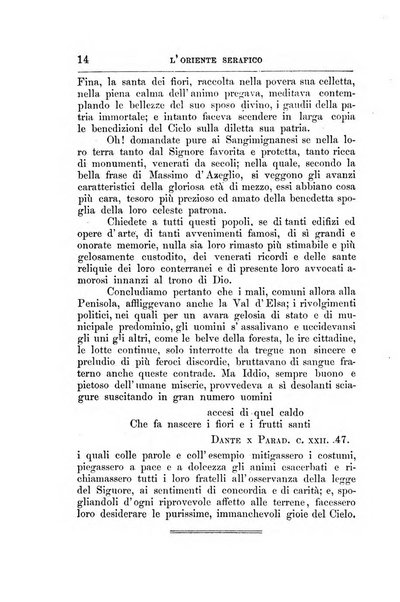 L'oriente serafico bollettino ufficiale per la celebrazione del VII centenario del Terz'Ordine Francescano