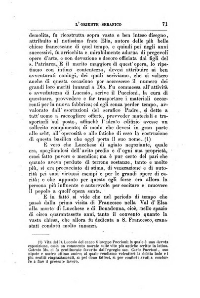 L'oriente serafico bollettino ufficiale per la celebrazione del VII centenario del Terz'Ordine Francescano