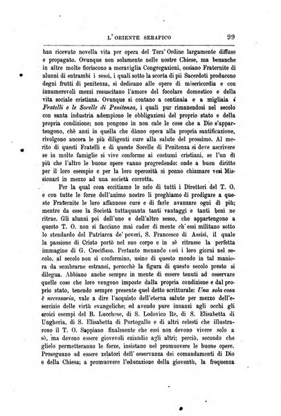 L'oriente serafico bollettino ufficiale per la celebrazione del VII centenario del Terz'Ordine Francescano