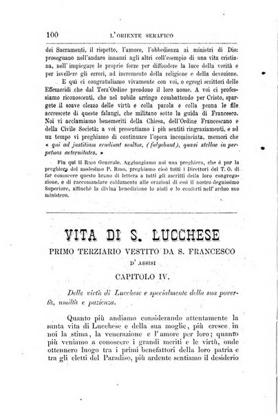 L'oriente serafico bollettino ufficiale per la celebrazione del VII centenario del Terz'Ordine Francescano