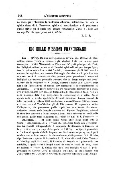 L'oriente serafico bollettino ufficiale per la celebrazione del VII centenario del Terz'Ordine Francescano