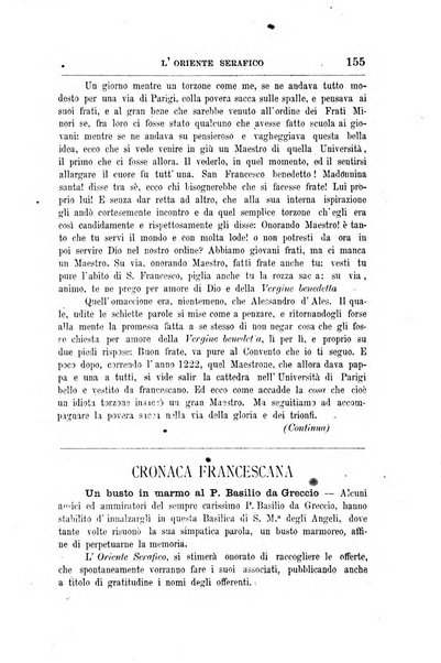 L'oriente serafico bollettino ufficiale per la celebrazione del VII centenario del Terz'Ordine Francescano