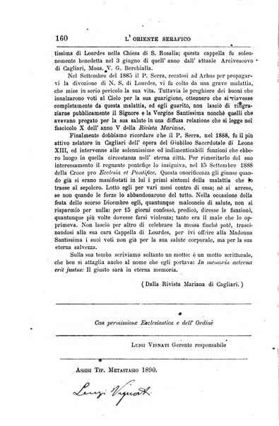 L'oriente serafico bollettino ufficiale per la celebrazione del VII centenario del Terz'Ordine Francescano