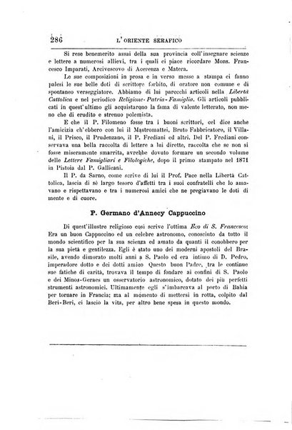 L'oriente serafico bollettino ufficiale per la celebrazione del VII centenario del Terz'Ordine Francescano