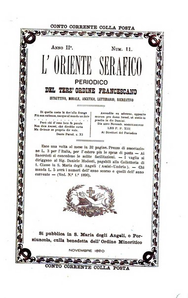 L'oriente serafico bollettino ufficiale per la celebrazione del VII centenario del Terz'Ordine Francescano