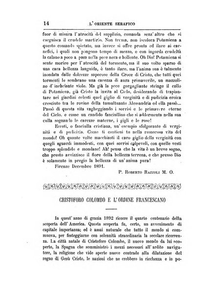 L'oriente serafico bollettino ufficiale per la celebrazione del VII centenario del Terz'Ordine Francescano