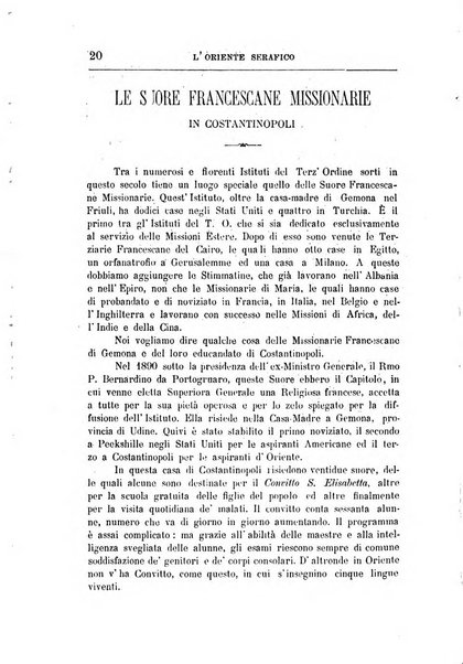 L'oriente serafico bollettino ufficiale per la celebrazione del VII centenario del Terz'Ordine Francescano