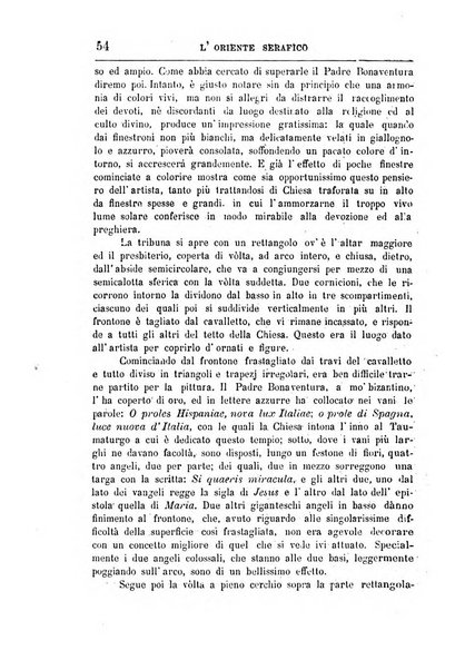 L'oriente serafico bollettino ufficiale per la celebrazione del VII centenario del Terz'Ordine Francescano