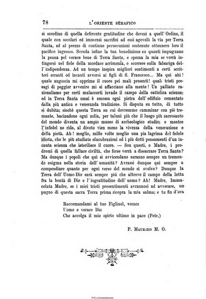 L'oriente serafico bollettino ufficiale per la celebrazione del VII centenario del Terz'Ordine Francescano