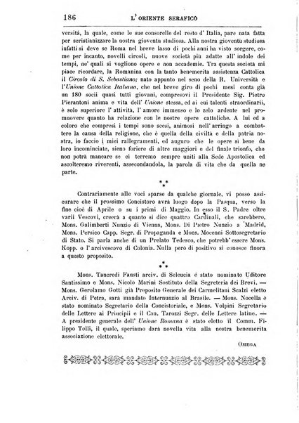 L'oriente serafico bollettino ufficiale per la celebrazione del VII centenario del Terz'Ordine Francescano