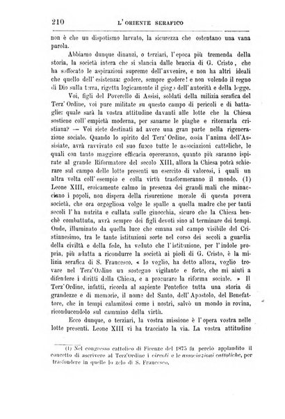 L'oriente serafico bollettino ufficiale per la celebrazione del VII centenario del Terz'Ordine Francescano