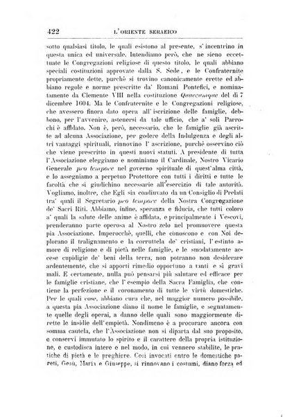 L'oriente serafico bollettino ufficiale per la celebrazione del VII centenario del Terz'Ordine Francescano