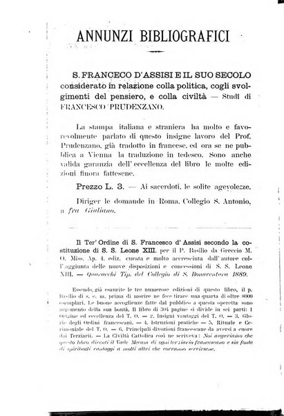 L'oriente serafico bollettino ufficiale per la celebrazione del VII centenario del Terz'Ordine Francescano