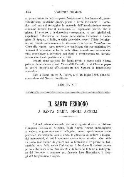 L'oriente serafico bollettino ufficiale per la celebrazione del VII centenario del Terz'Ordine Francescano