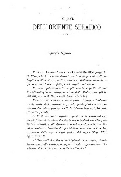 L'oriente serafico bollettino ufficiale per la celebrazione del VII centenario del Terz'Ordine Francescano