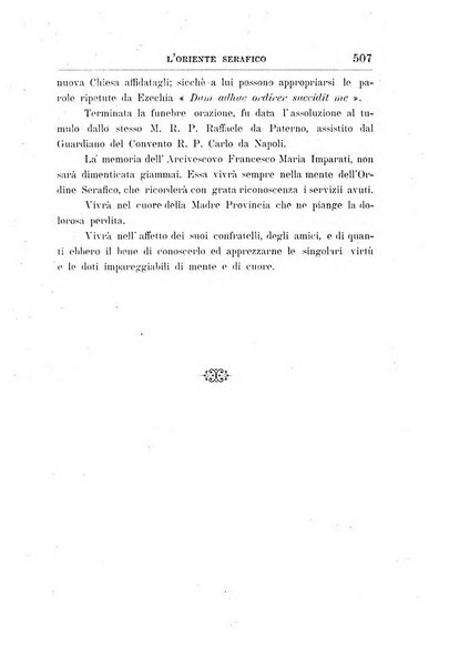 L'oriente serafico bollettino ufficiale per la celebrazione del VII centenario del Terz'Ordine Francescano