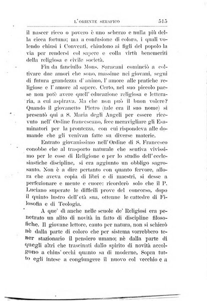 L'oriente serafico bollettino ufficiale per la celebrazione del VII centenario del Terz'Ordine Francescano